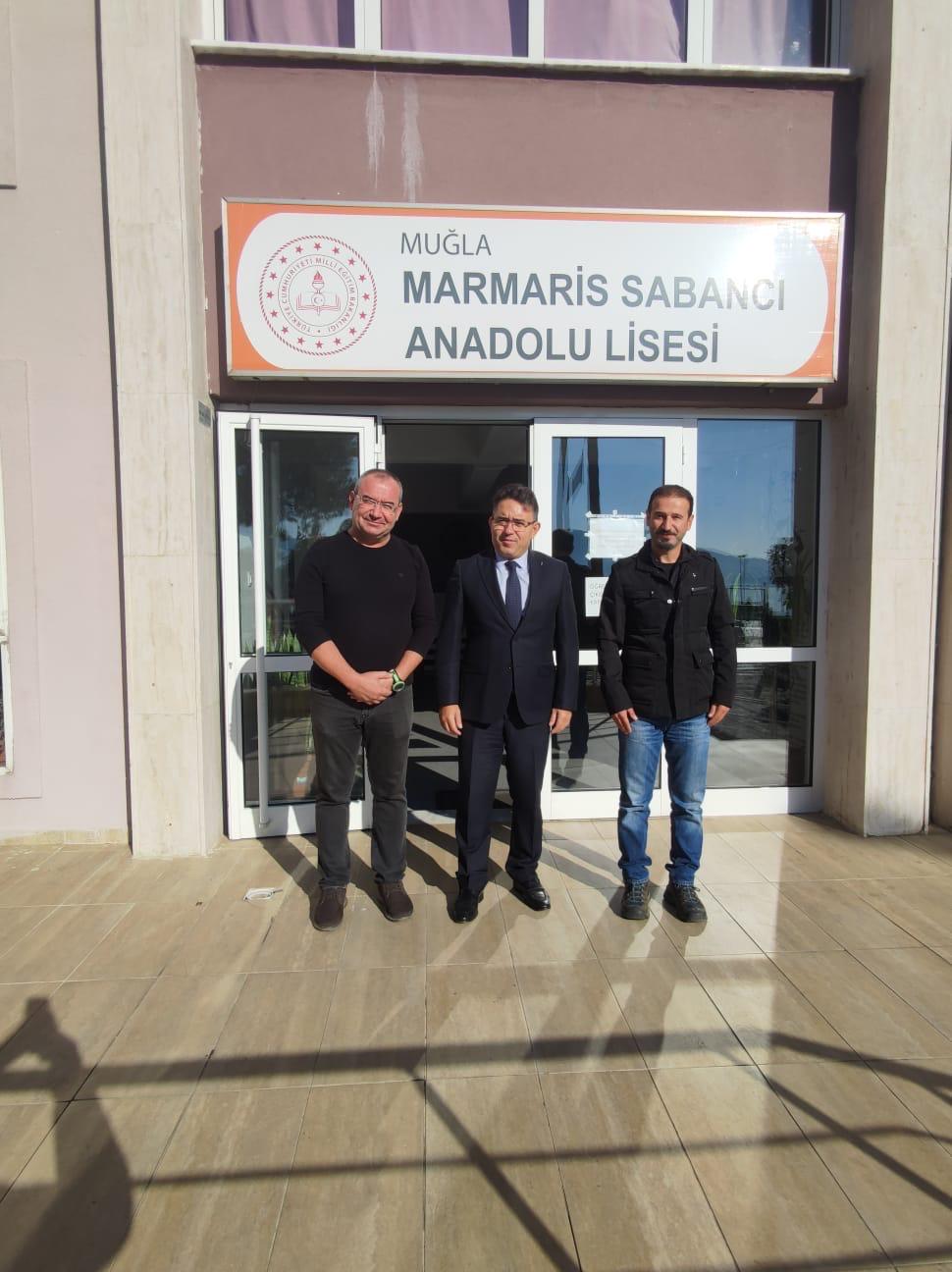 Kaymakamımız Nurullah KAYA, Marmaris Sabancı Anadolu Lisesini Ziyaret Etti