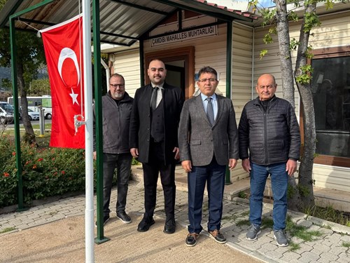 KAYMAKAMIMIZ NURULLAH KAYA' DAN ÇAMDİBİ MAHALLESİ MUHTARLIĞINA VE ÖZEN TAKSİ DURAĞINA ZİYARET